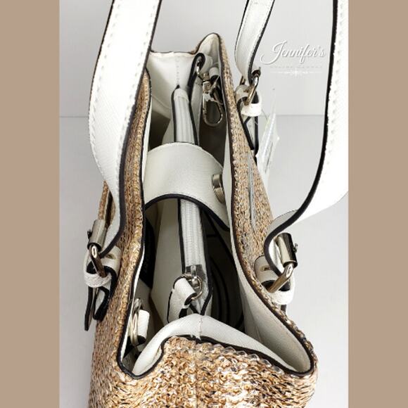 Liz Claiborne NWT Claudia Woven Mini Satchel - Picture 9 of 14